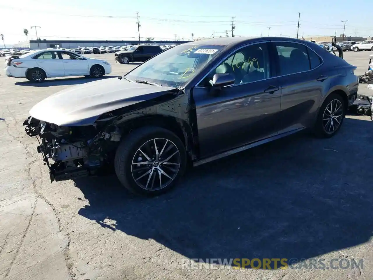 2 Photograph of a damaged car 4T1F31AK0MU553622 TOYOTA CAMRY 2021