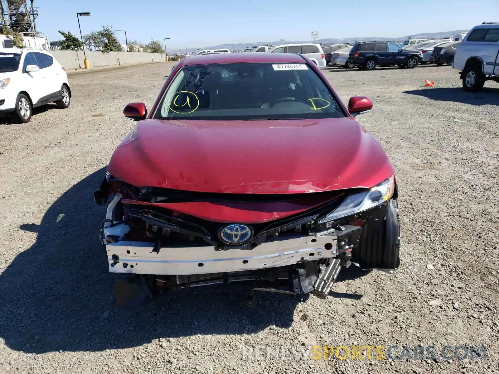 9 Photograph of a damaged car 4T1F31AK2MU550625 TOYOTA CAMRY 2021