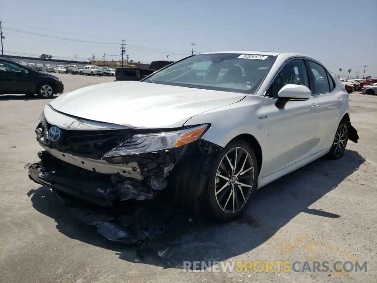 2 Photograph of a damaged car 4T1F31AK3MU021183 TOYOTA CAMRY 2021