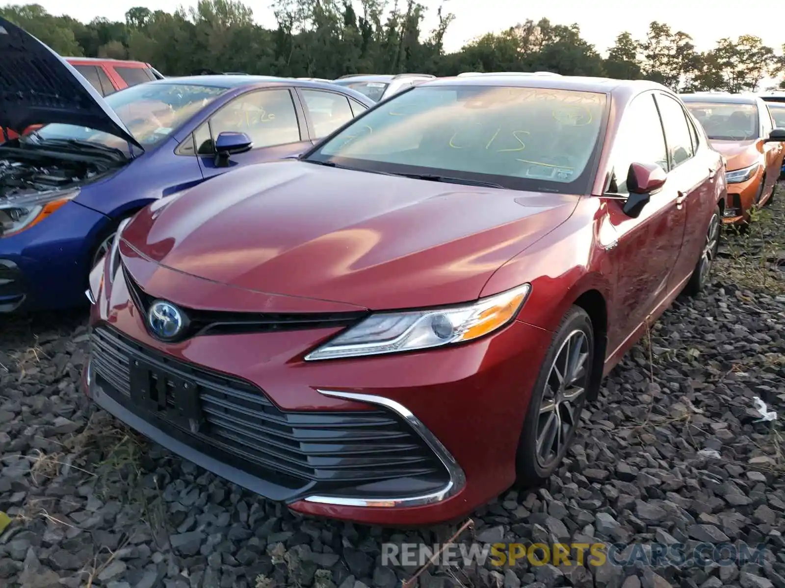 2 Photograph of a damaged car 4T1F31AK3MU023368 TOYOTA CAMRY 2021