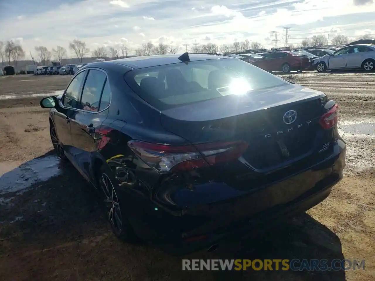 3 Photograph of a damaged car 4T1F31AK3MU553954 TOYOTA CAMRY 2021