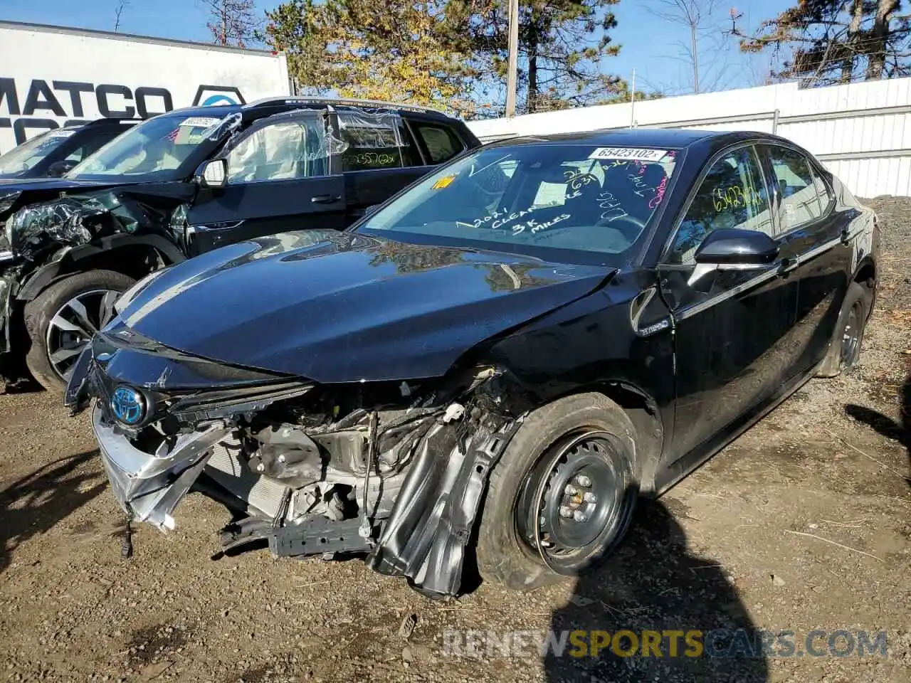 2 Photograph of a damaged car 4T1F31AK3MU562461 TOYOTA CAMRY 2021