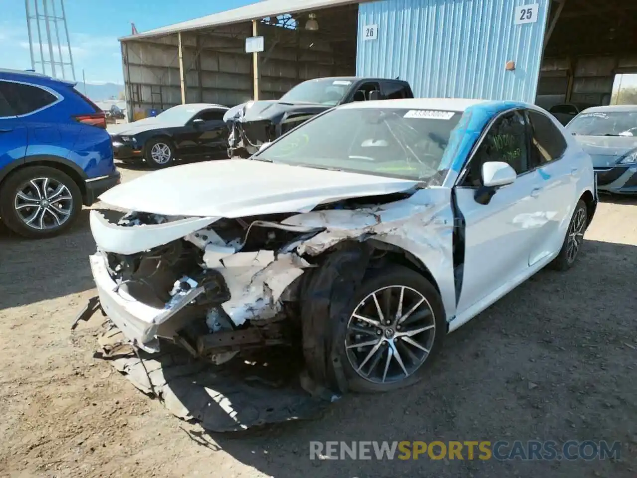 2 Photograph of a damaged car 4T1F31AK3MU564839 TOYOTA CAMRY 2021