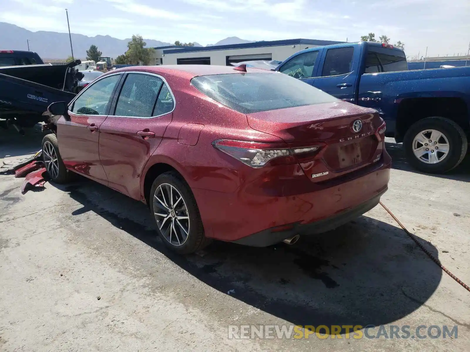 3 Photograph of a damaged car 4T1F31AK5MU548691 TOYOTA CAMRY 2021