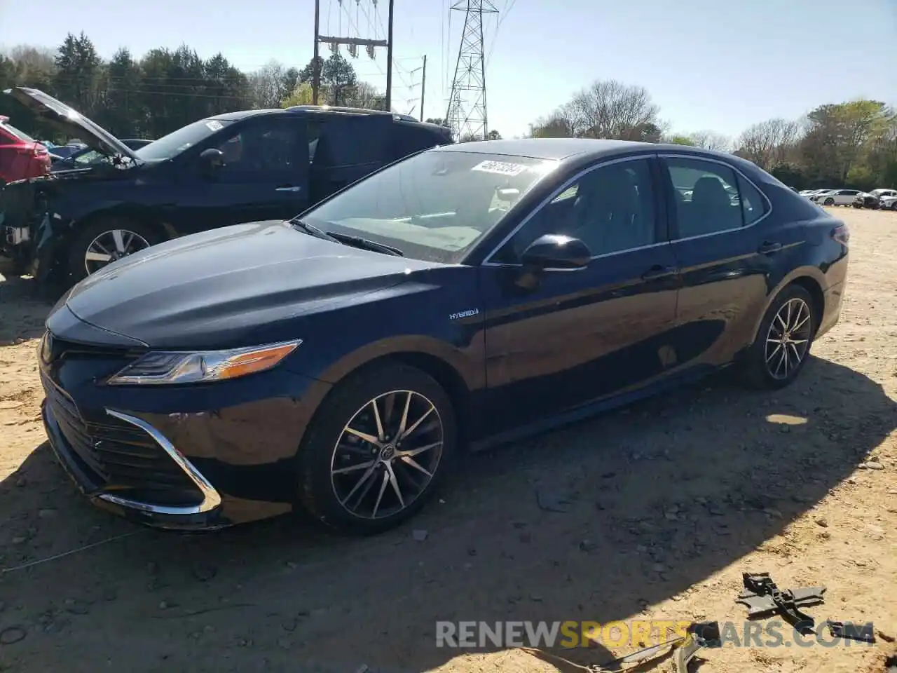 1 Photograph of a damaged car 4T1F31AK5MU557388 TOYOTA CAMRY 2021