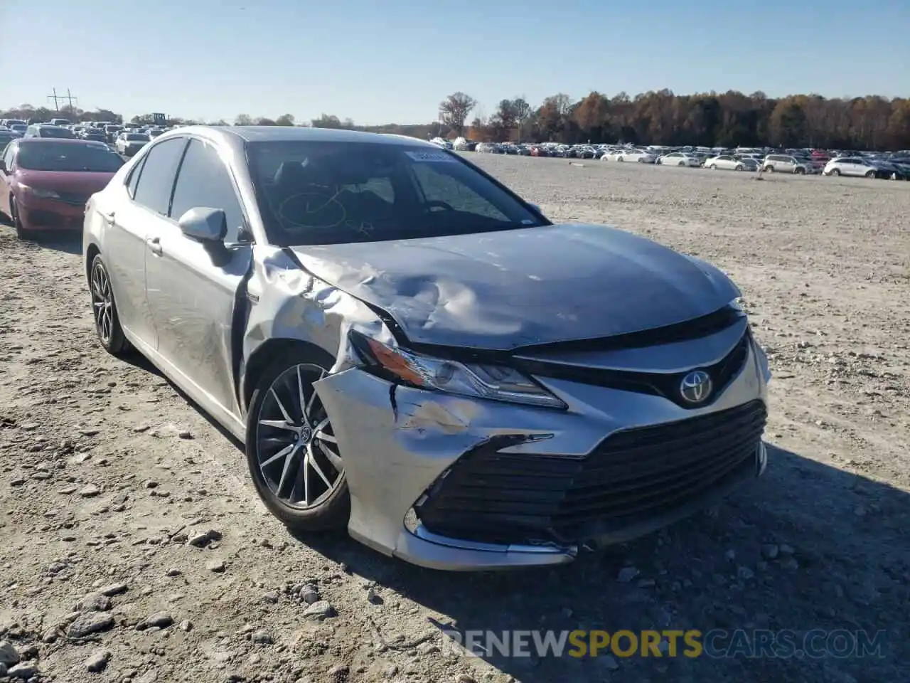 1 Photograph of a damaged car 4T1F31AK6MU549896 TOYOTA CAMRY 2021