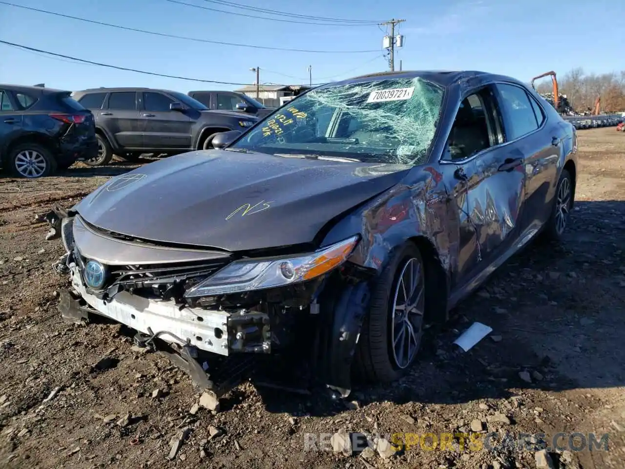 2 Photograph of a damaged car 4T1F31AK6MU560901 TOYOTA CAMRY 2021