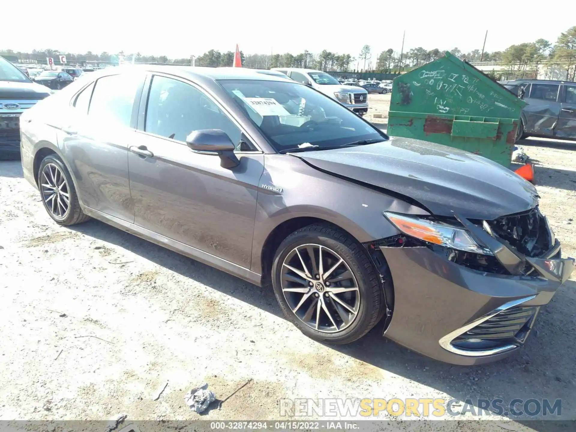 1 Photograph of a damaged car 4T1F31AK7MU567100 TOYOTA CAMRY 2021