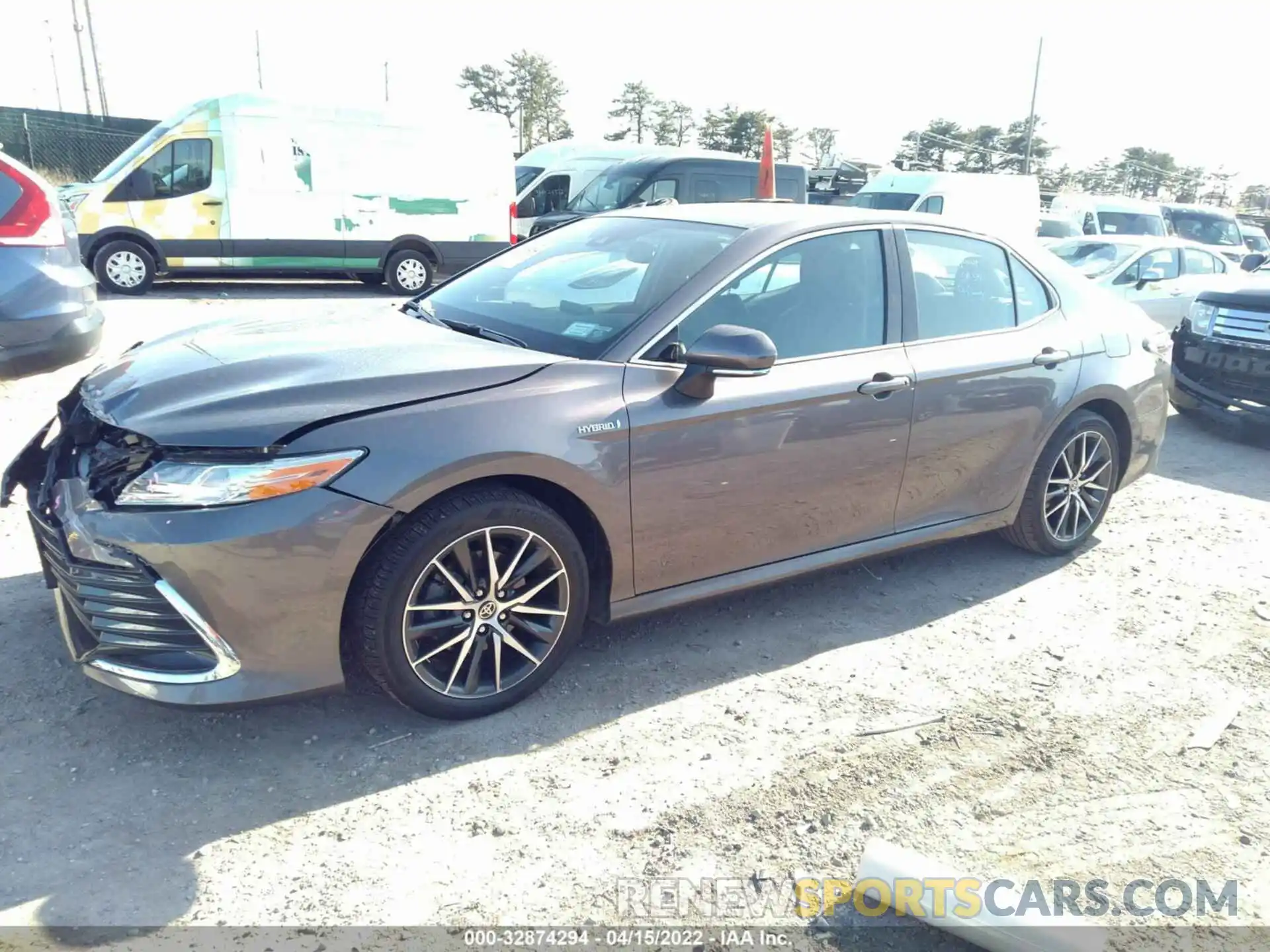 2 Photograph of a damaged car 4T1F31AK7MU567100 TOYOTA CAMRY 2021