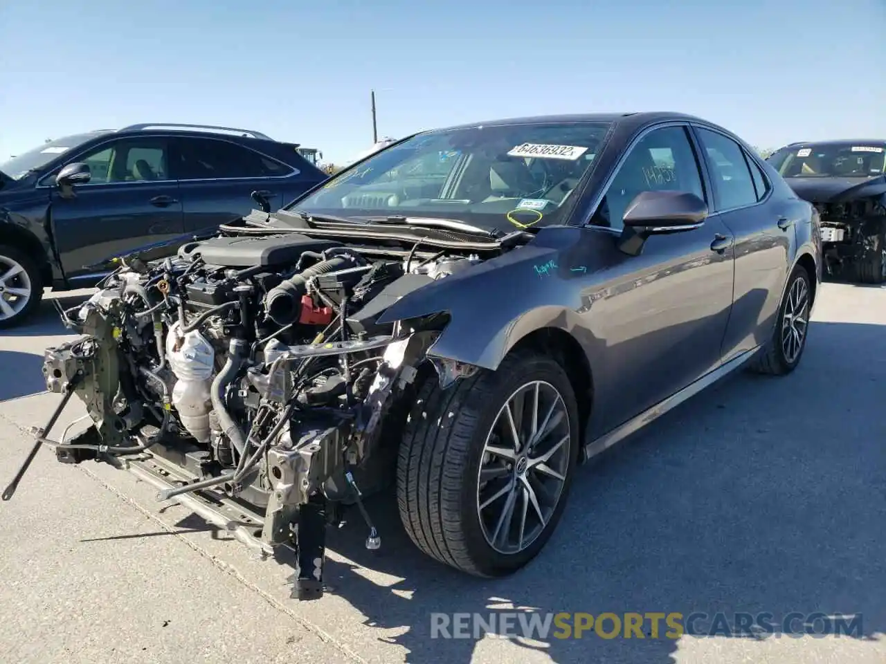 1 Photograph of a damaged car 4T1FZ1AK4MU052540 TOYOTA CAMRY 2021