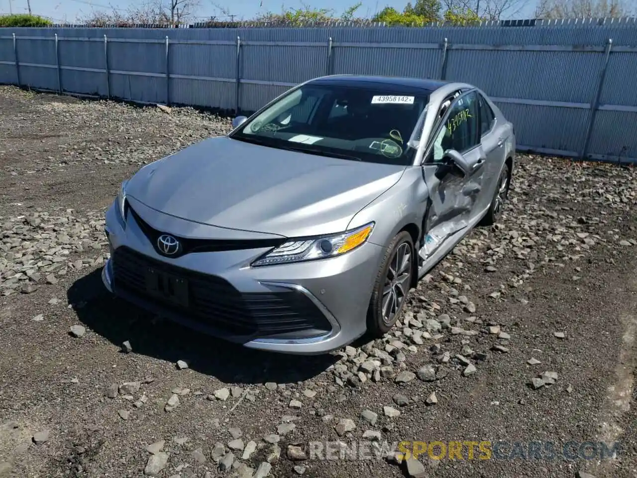 2 Photograph of a damaged car 4T1FZ1AK8MU047373 TOYOTA CAMRY 2021