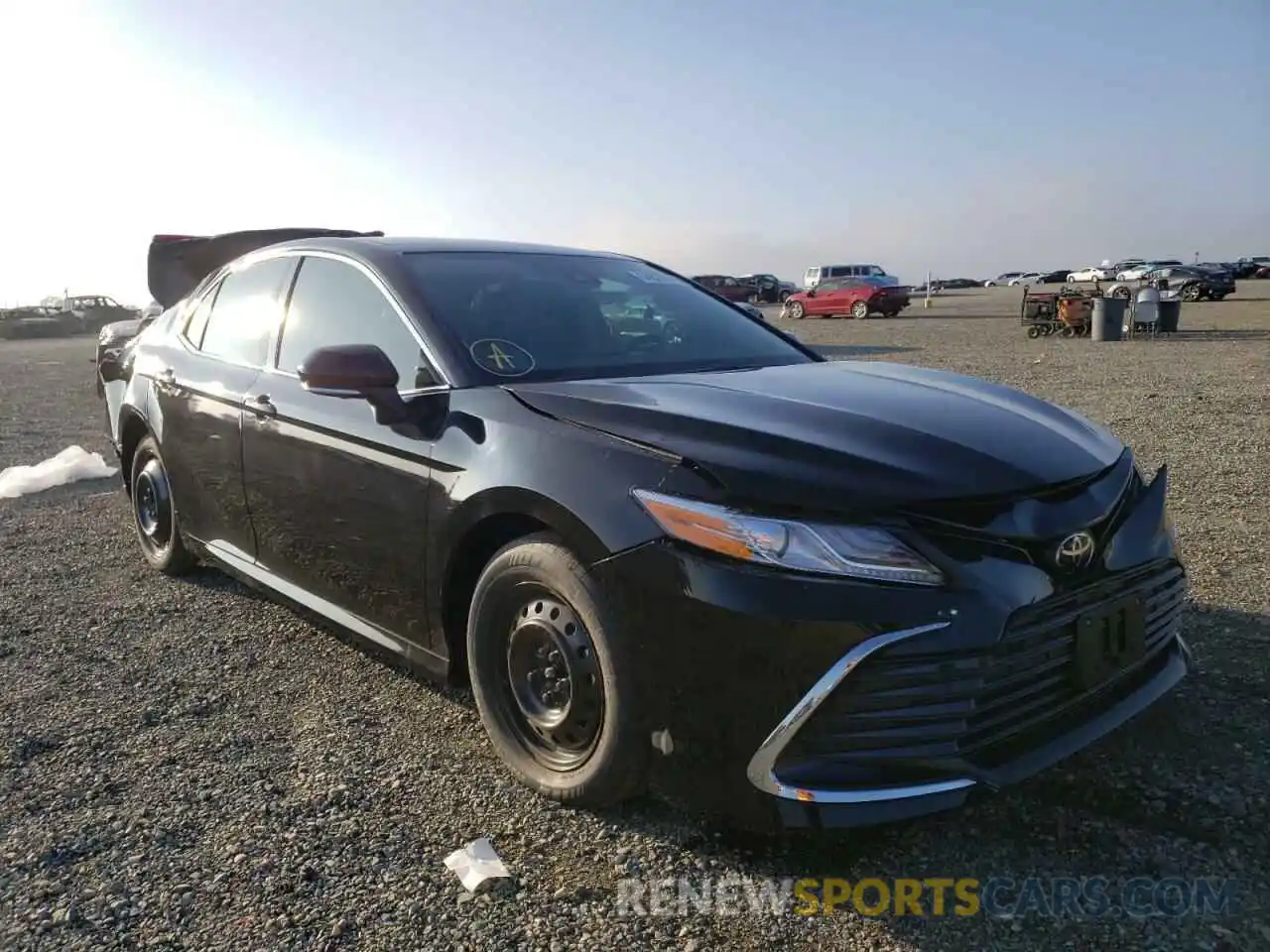 1 Photograph of a damaged car 4T1FZ1AK8MU048412 TOYOTA CAMRY 2021