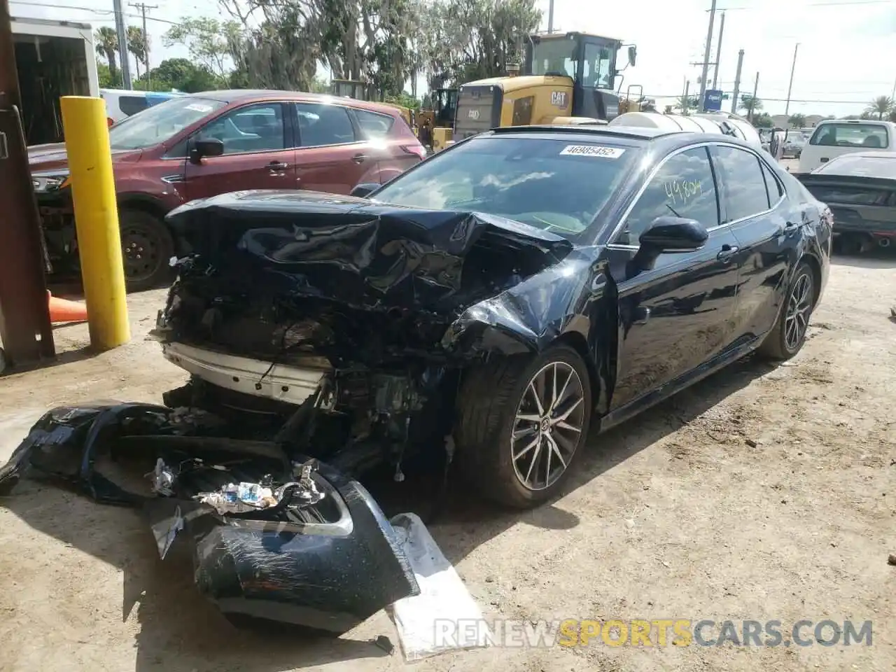 2 Photograph of a damaged car 4T1FZ1AKXMU054065 TOYOTA CAMRY 2021