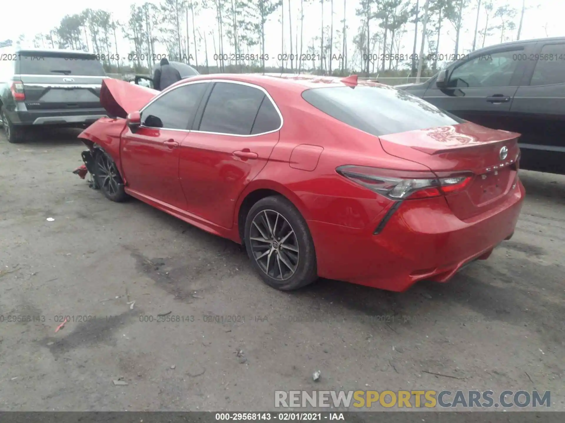 1 Photograph of a damaged car 4T1G11AK0MU407053 TOYOTA CAMRY 2021