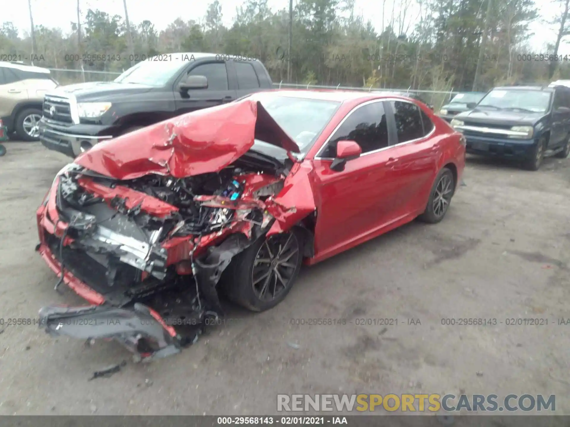 2 Photograph of a damaged car 4T1G11AK0MU407053 TOYOTA CAMRY 2021