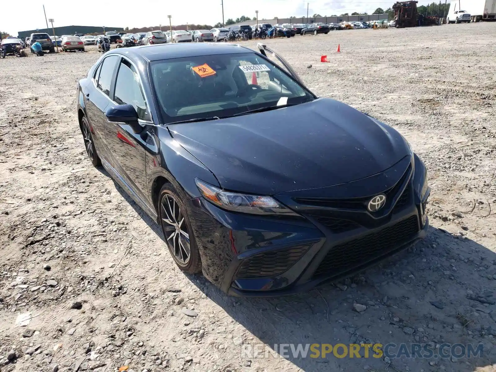 1 Photograph of a damaged car 4T1G11AK0MU407781 TOYOTA CAMRY 2021