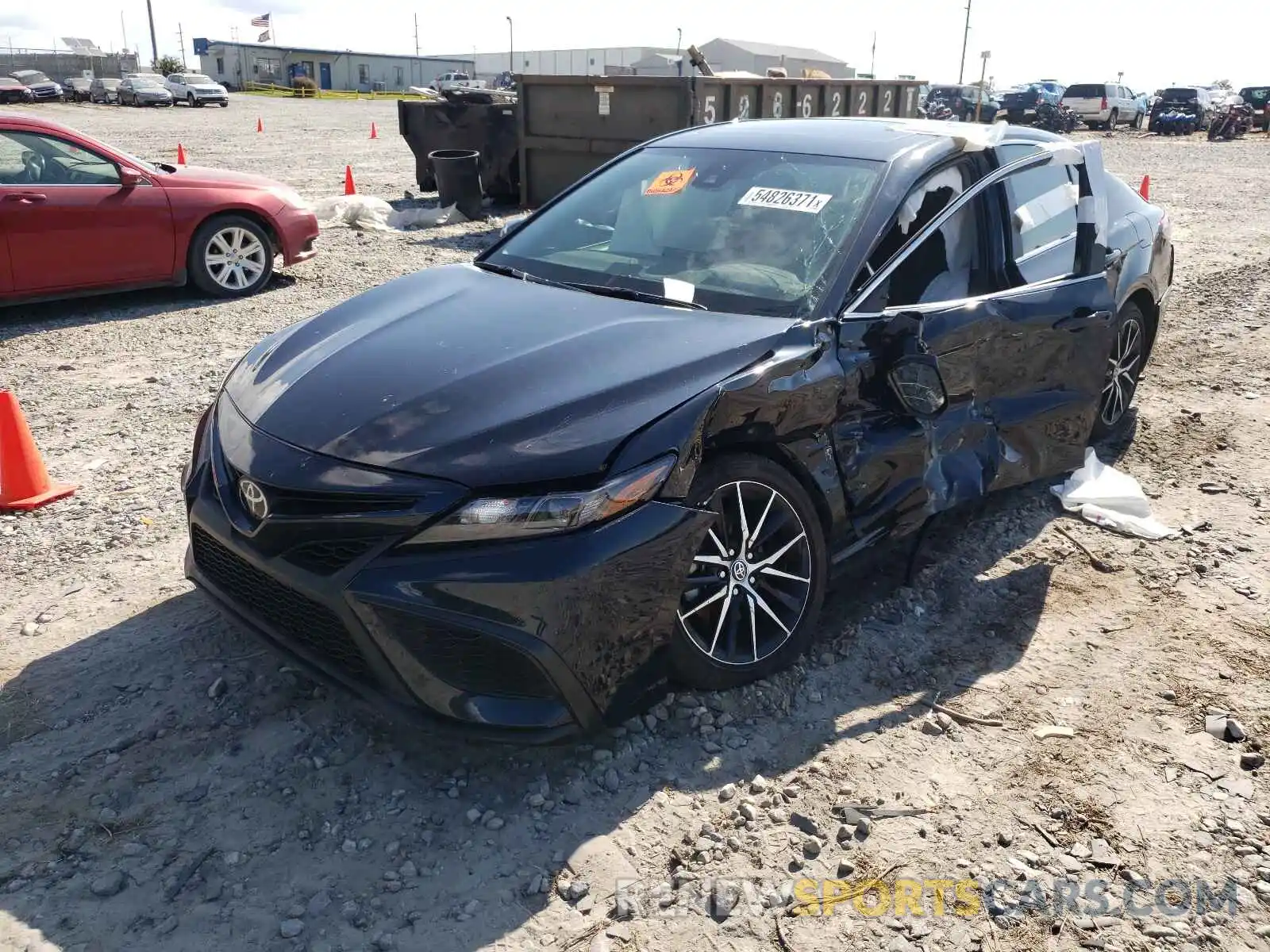 2 Photograph of a damaged car 4T1G11AK0MU407781 TOYOTA CAMRY 2021