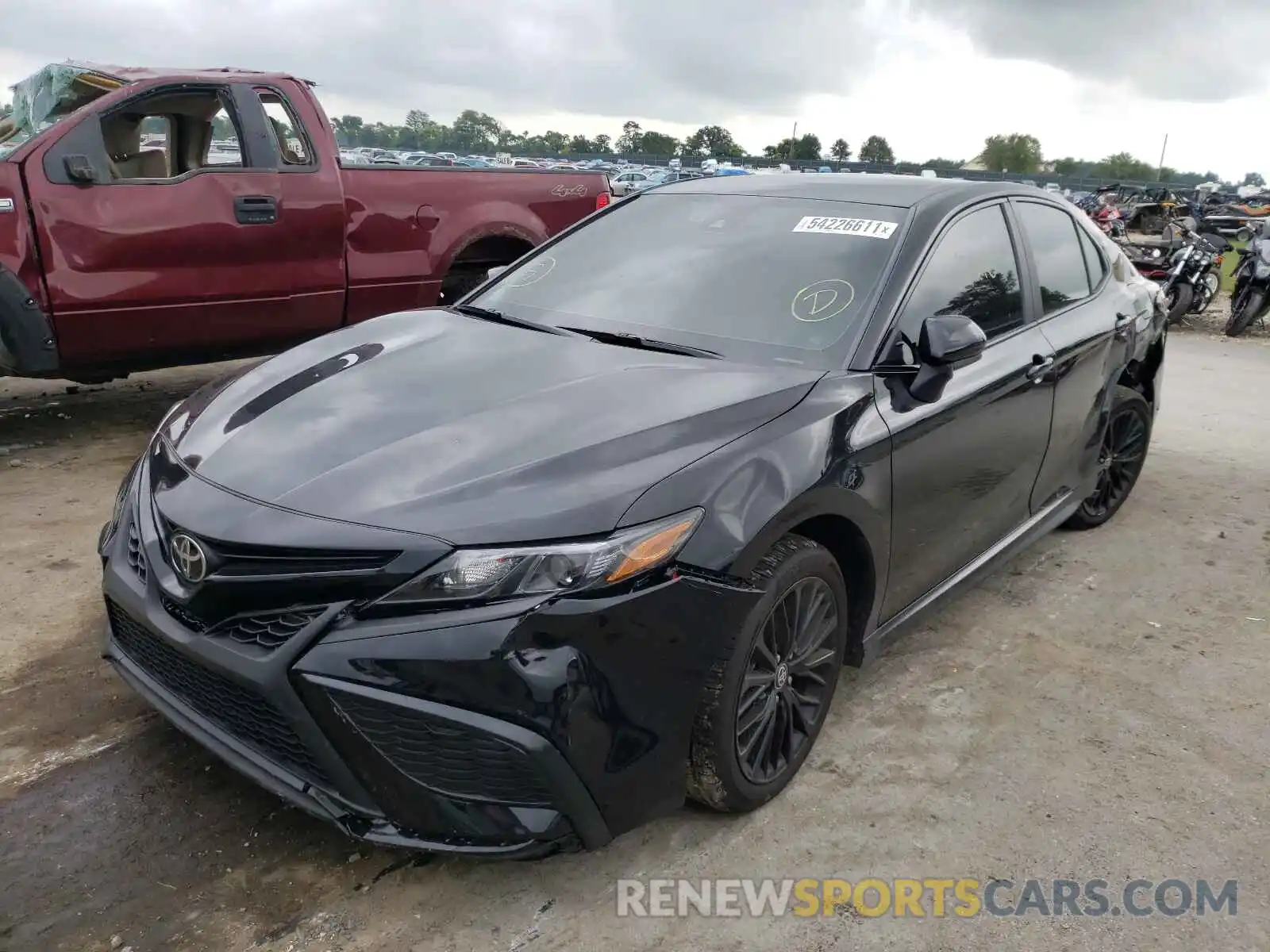 2 Photograph of a damaged car 4T1G11AK0MU408414 TOYOTA CAMRY 2021