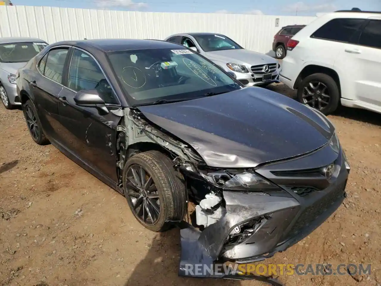 1 Photograph of a damaged car 4T1G11AK0MU408915 TOYOTA CAMRY 2021