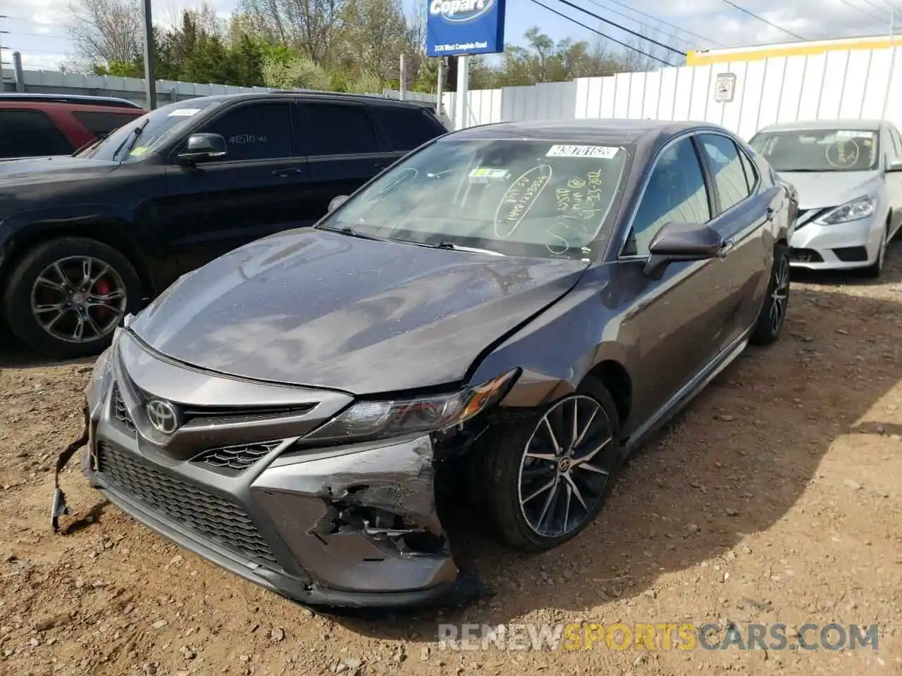 2 Photograph of a damaged car 4T1G11AK0MU408915 TOYOTA CAMRY 2021