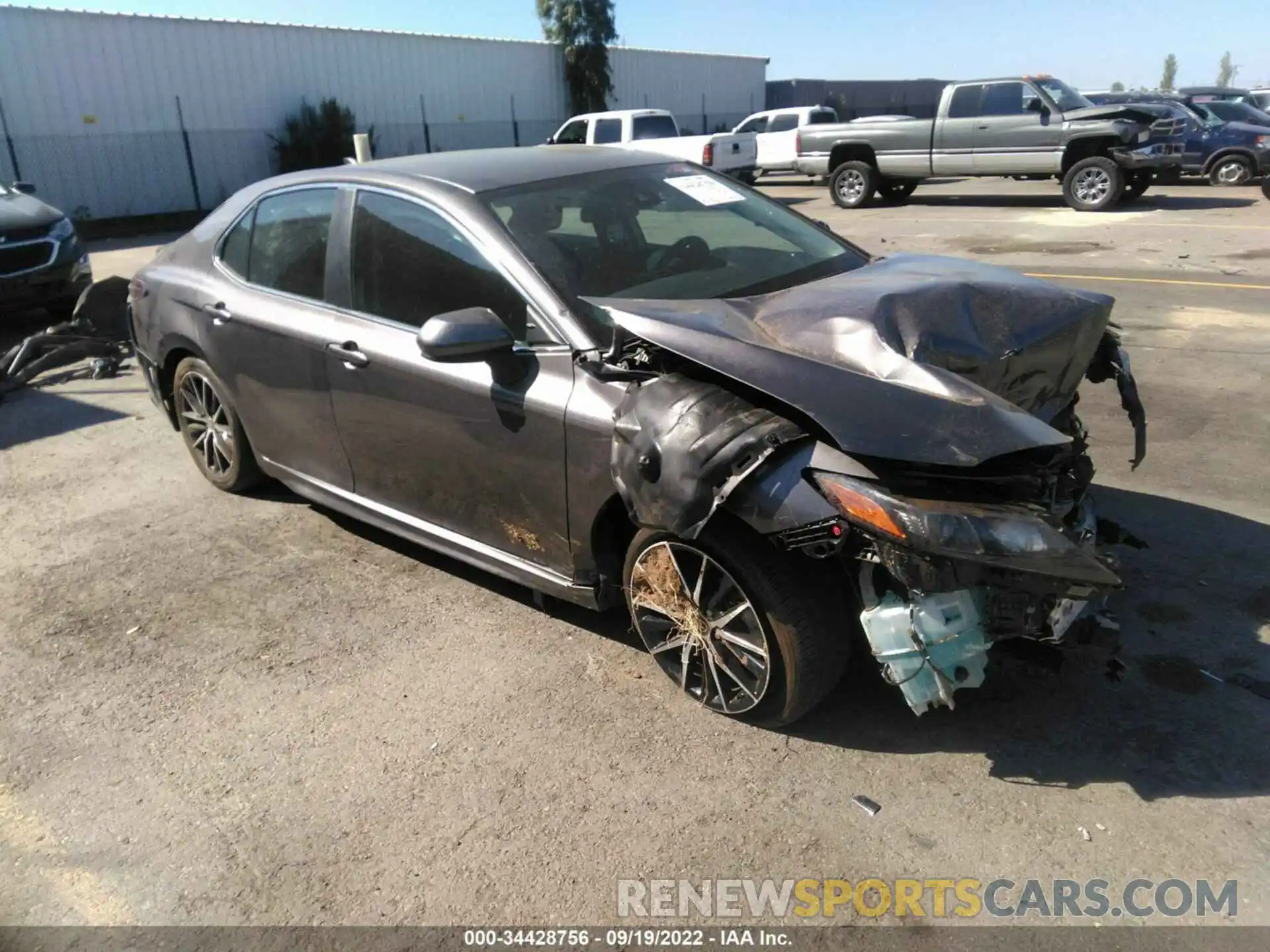 1 Photograph of a damaged car 4T1G11AK0MU412348 TOYOTA CAMRY 2021