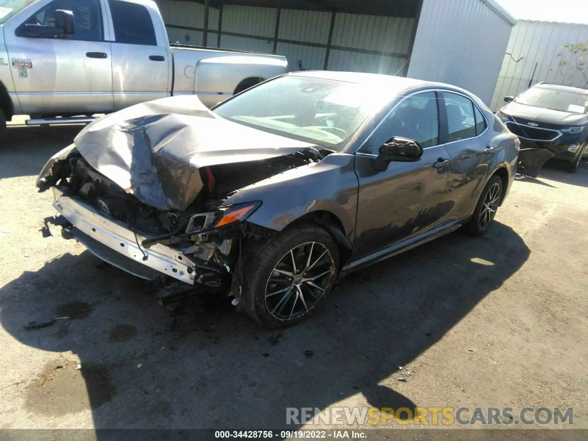 2 Photograph of a damaged car 4T1G11AK0MU412348 TOYOTA CAMRY 2021