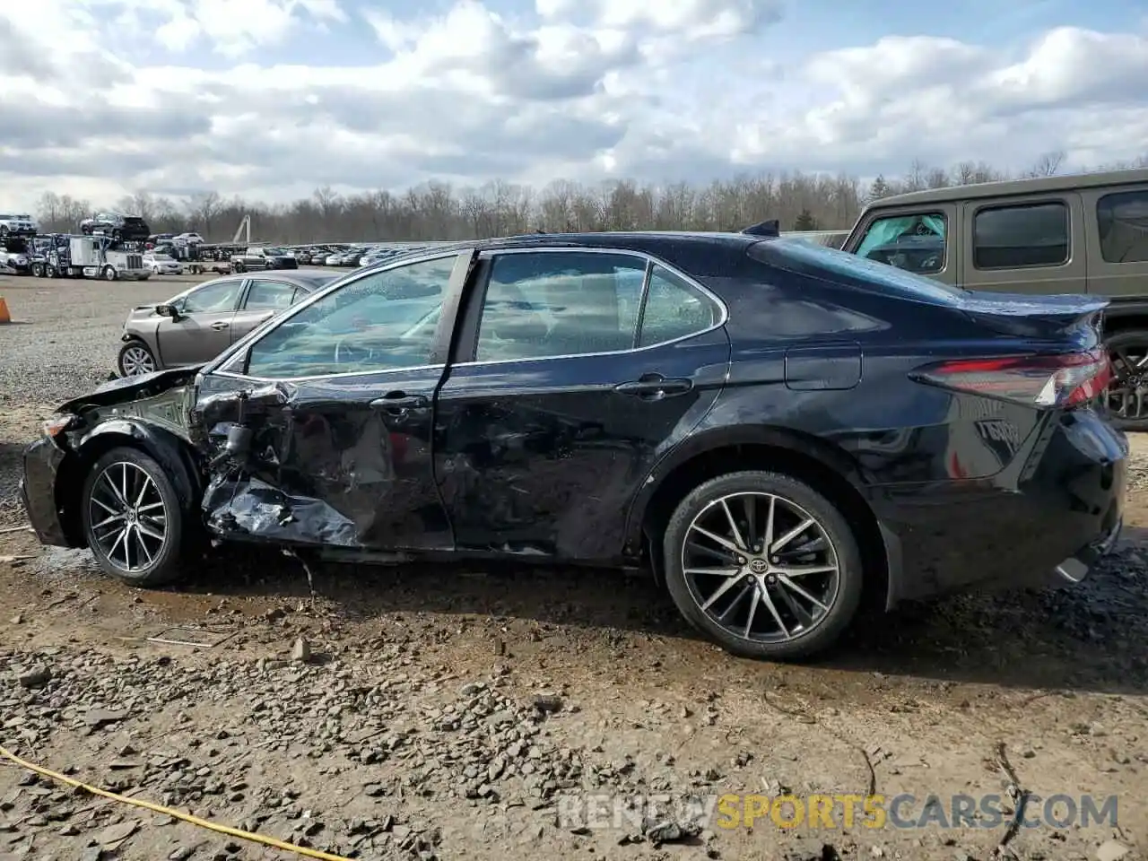 2 Photograph of a damaged car 4T1G11AK0MU421518 TOYOTA CAMRY 2021