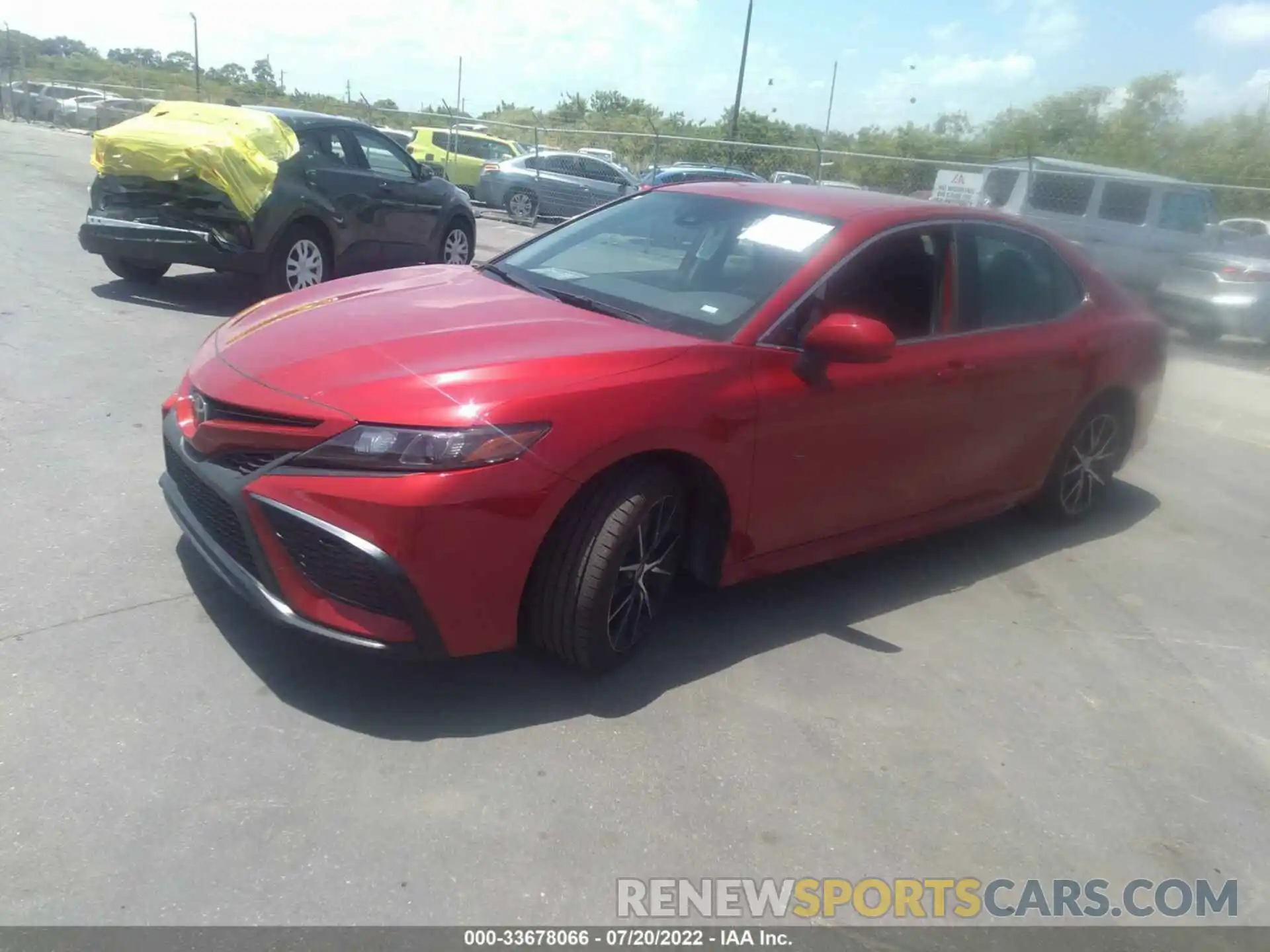 2 Photograph of a damaged car 4T1G11AK0MU433331 TOYOTA CAMRY 2021