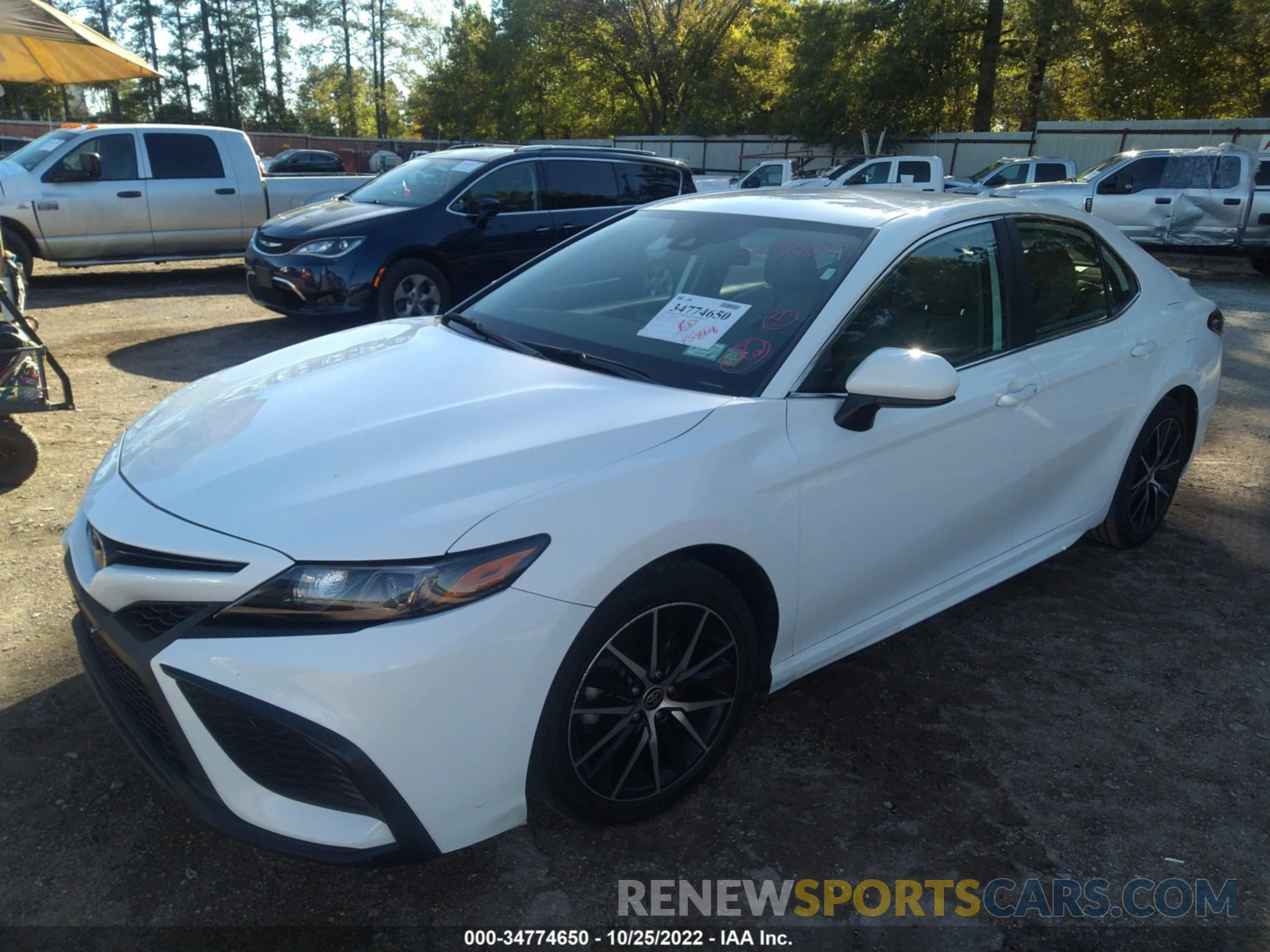 2 Photograph of a damaged car 4T1G11AK0MU434317 TOYOTA CAMRY 2021