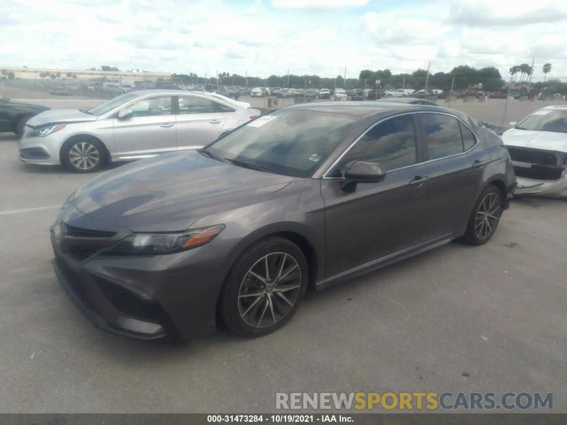 2 Photograph of a damaged car 4T1G11AK0MU434866 TOYOTA CAMRY 2021