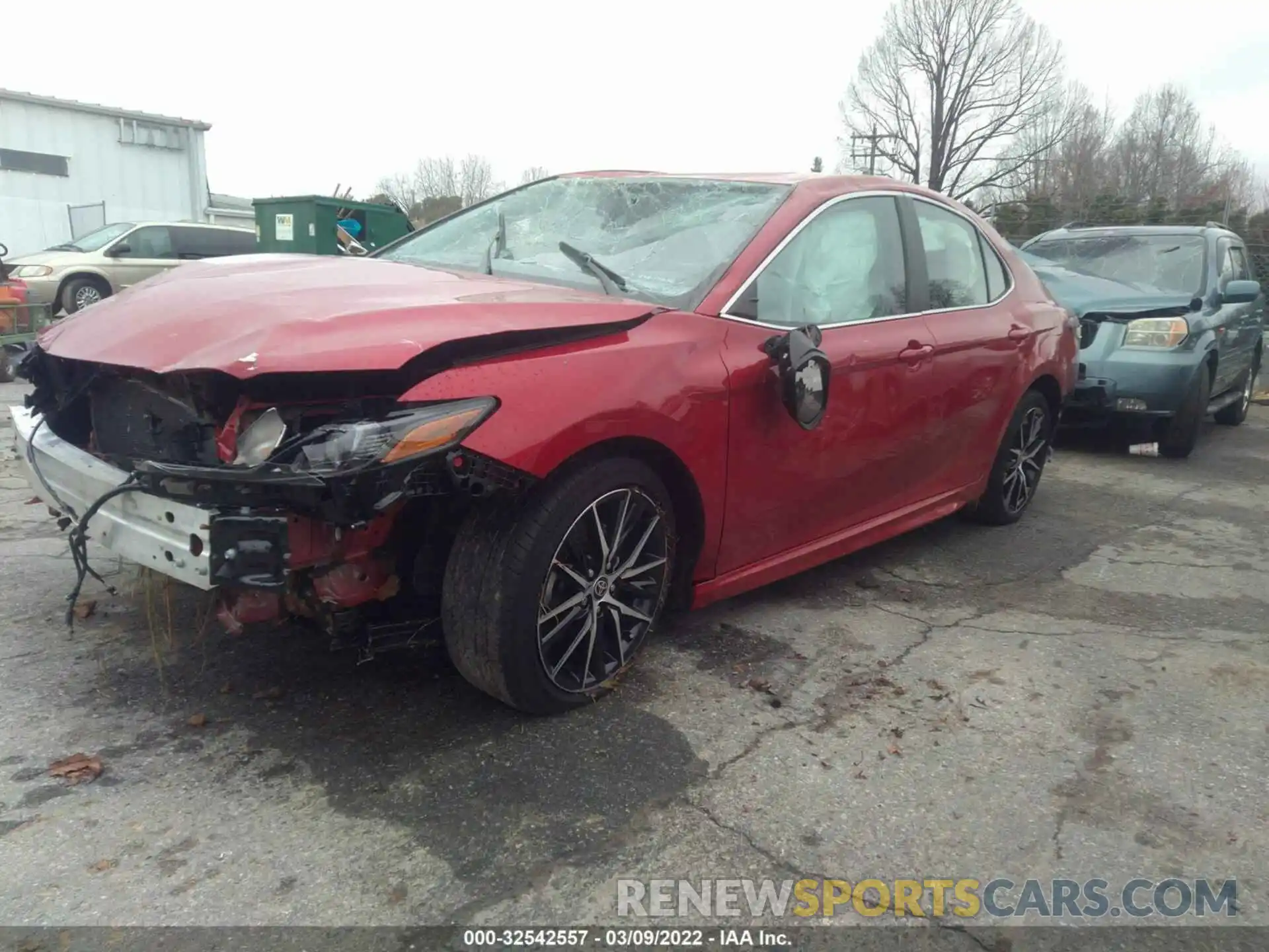 2 Photograph of a damaged car 4T1G11AK0MU438738 TOYOTA CAMRY 2021