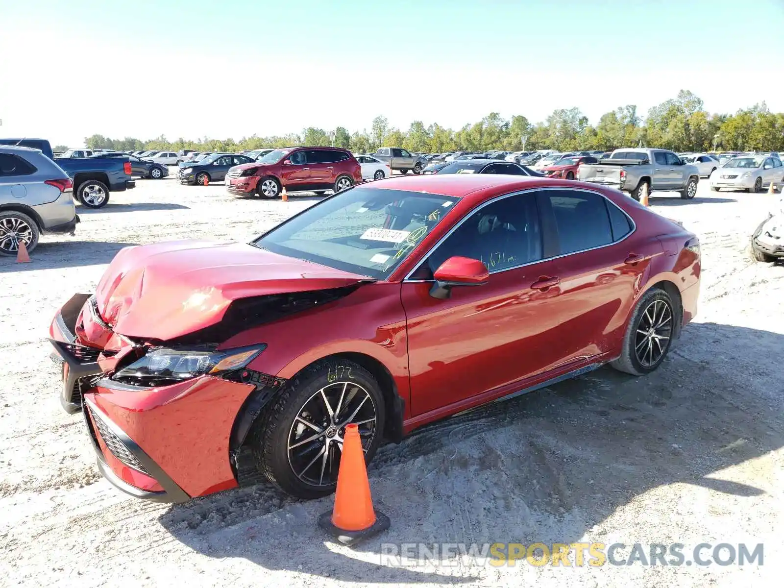 2 Photograph of a damaged car 4T1G11AK0MU440912 TOYOTA CAMRY 2021