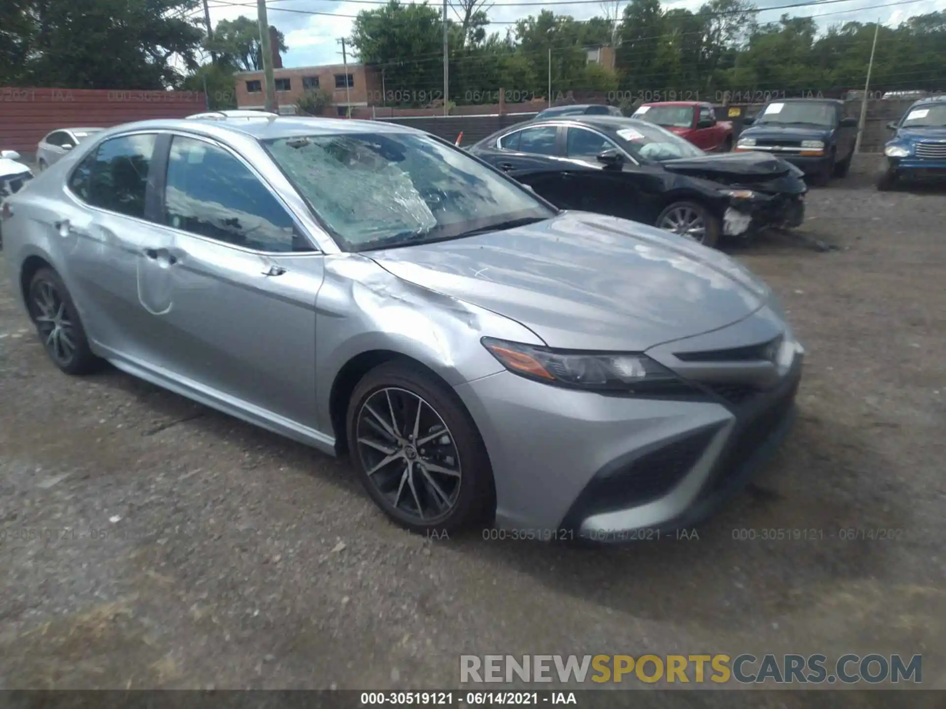 1 Photograph of a damaged car 4T1G11AK0MU441106 TOYOTA CAMRY 2021