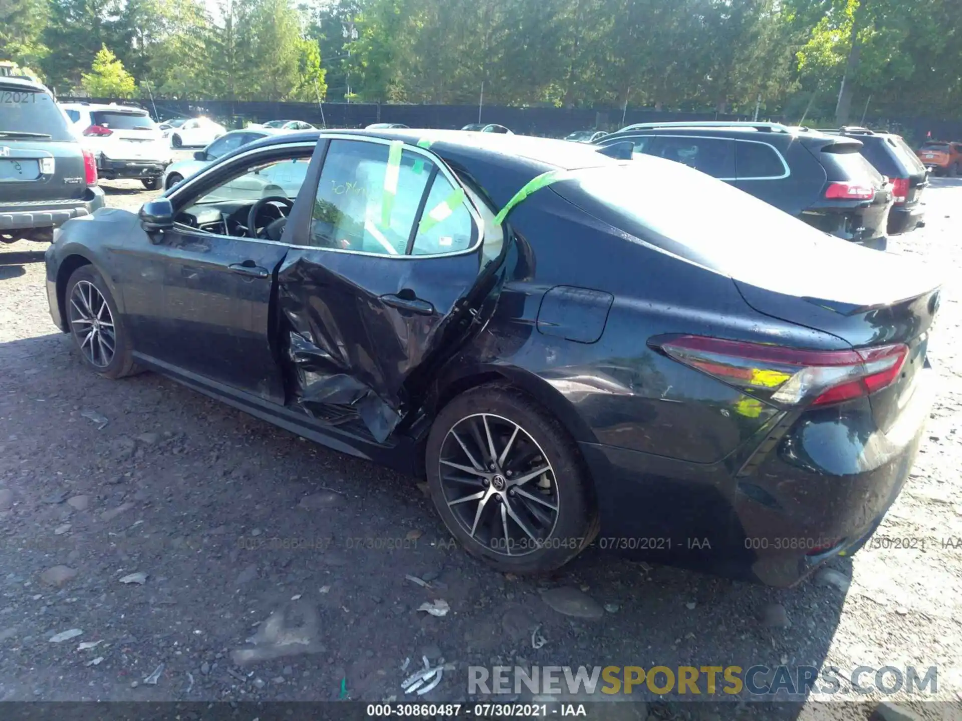 3 Photograph of a damaged car 4T1G11AK0MU444099 TOYOTA CAMRY 2021