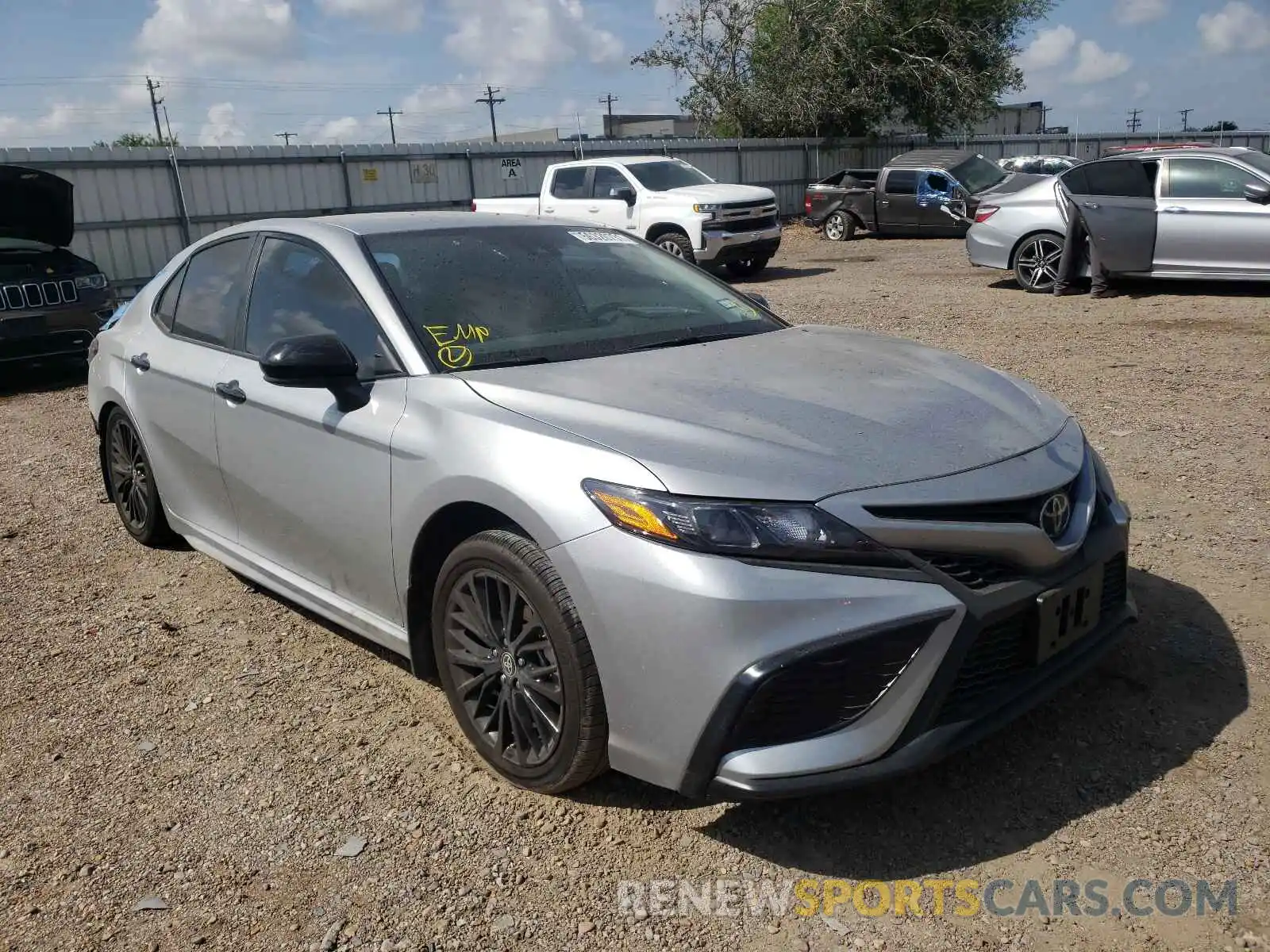 1 Photograph of a damaged car 4T1G11AK0MU448704 TOYOTA CAMRY 2021