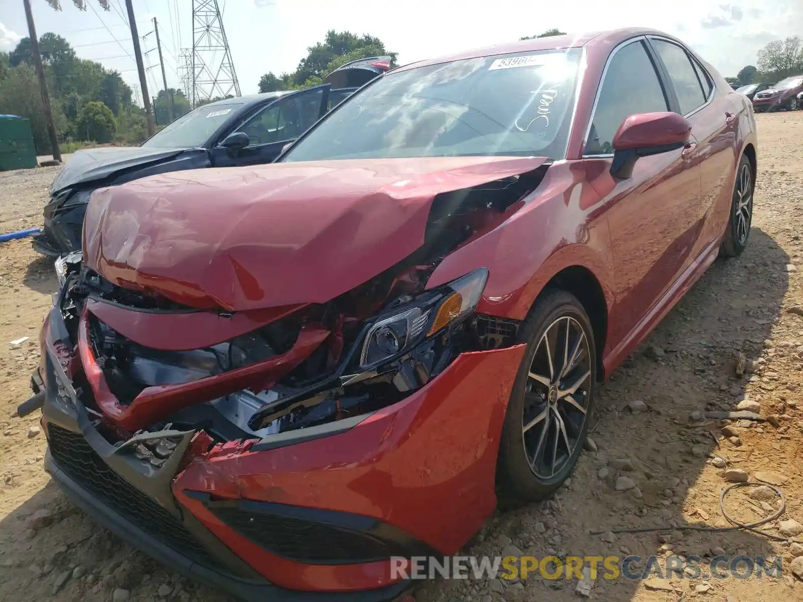 2 Photograph of a damaged car 4T1G11AK0MU453224 TOYOTA CAMRY 2021