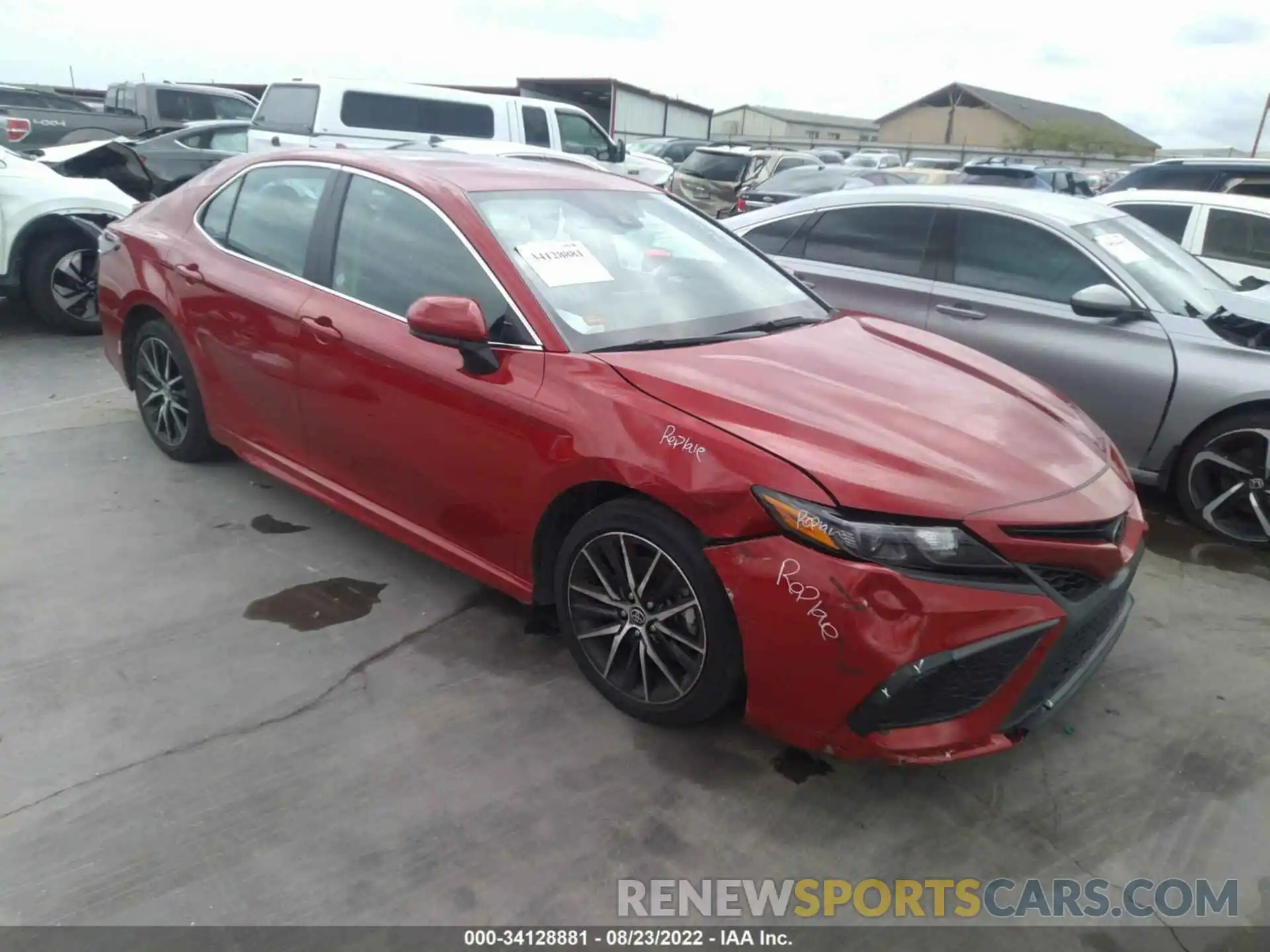 1 Photograph of a damaged car 4T1G11AK0MU454504 TOYOTA CAMRY 2021