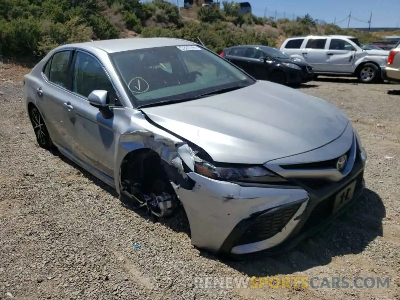 1 Photograph of a damaged car 4T1G11AK0MU454826 TOYOTA CAMRY 2021