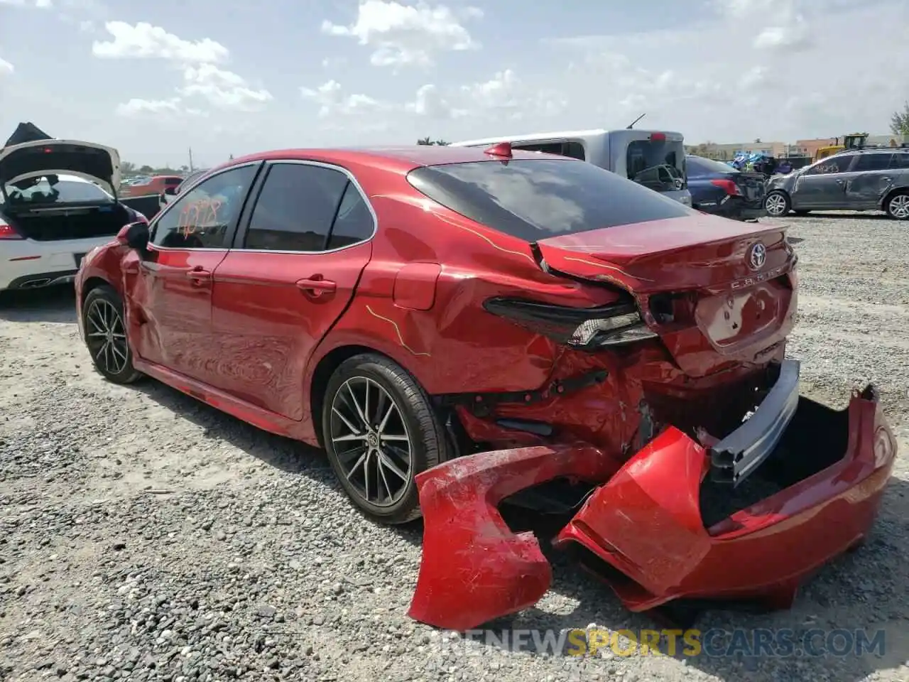 3 Photograph of a damaged car 4T1G11AK0MU459198 TOYOTA CAMRY 2021