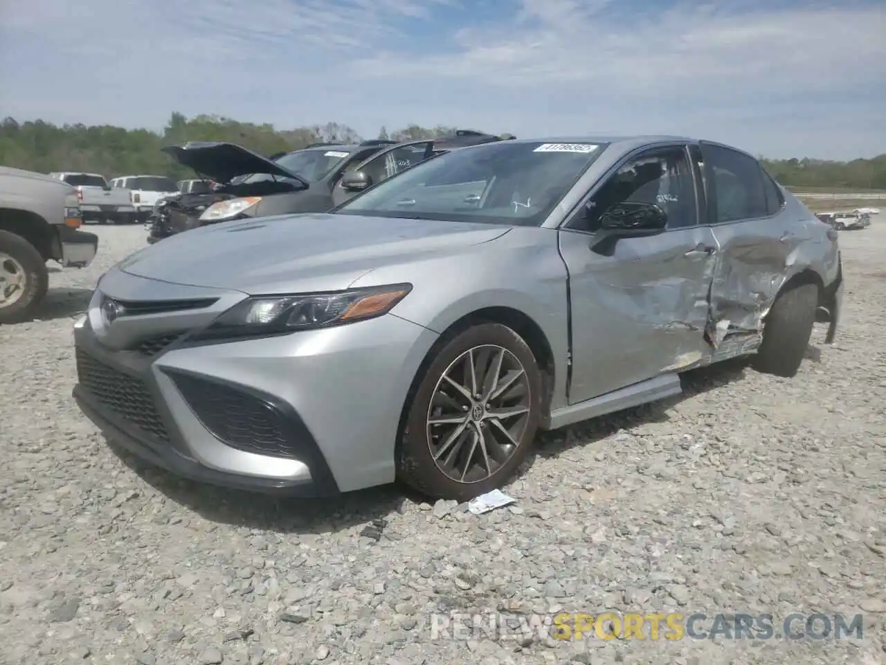 2 Photograph of a damaged car 4T1G11AK0MU461050 TOYOTA CAMRY 2021