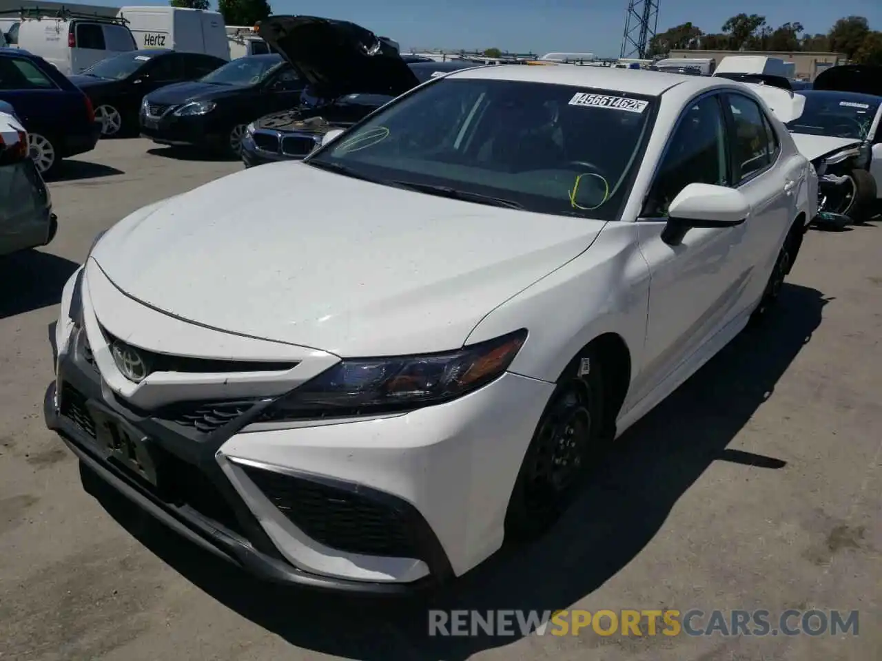 2 Photograph of a damaged car 4T1G11AK0MU462344 TOYOTA CAMRY 2021