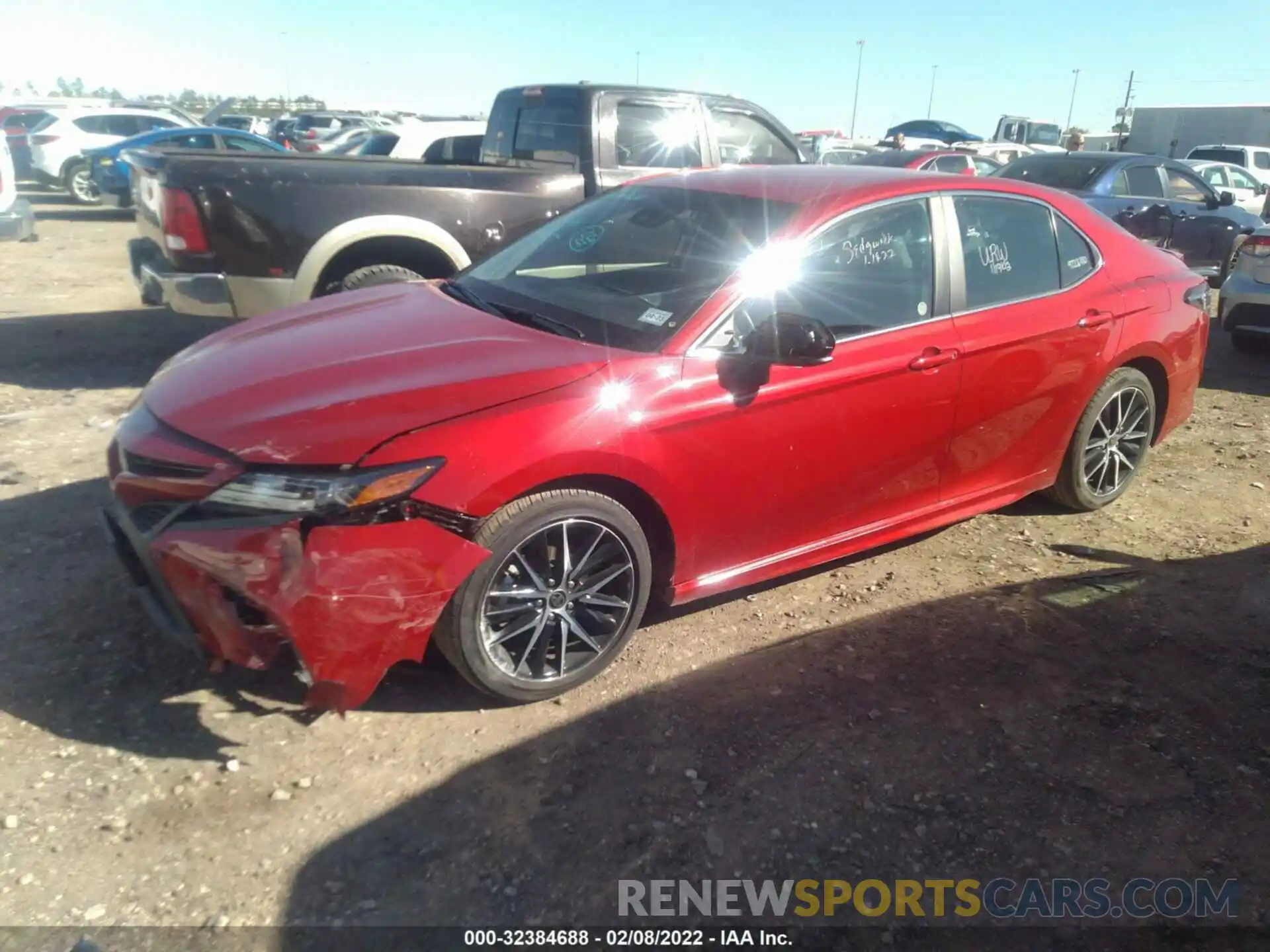 2 Photograph of a damaged car 4T1G11AK0MU467642 TOYOTA CAMRY 2021