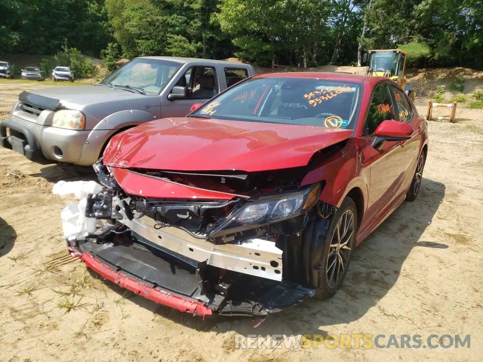 2 Photograph of a damaged car 4T1G11AK0MU476356 TOYOTA CAMRY 2021