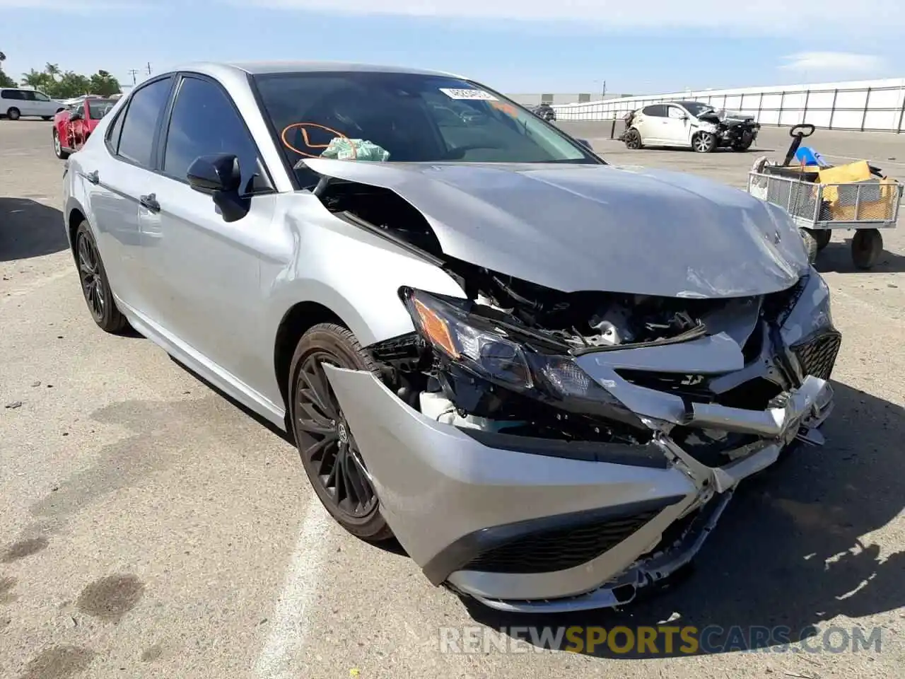 1 Photograph of a damaged car 4T1G11AK0MU487244 TOYOTA CAMRY 2021