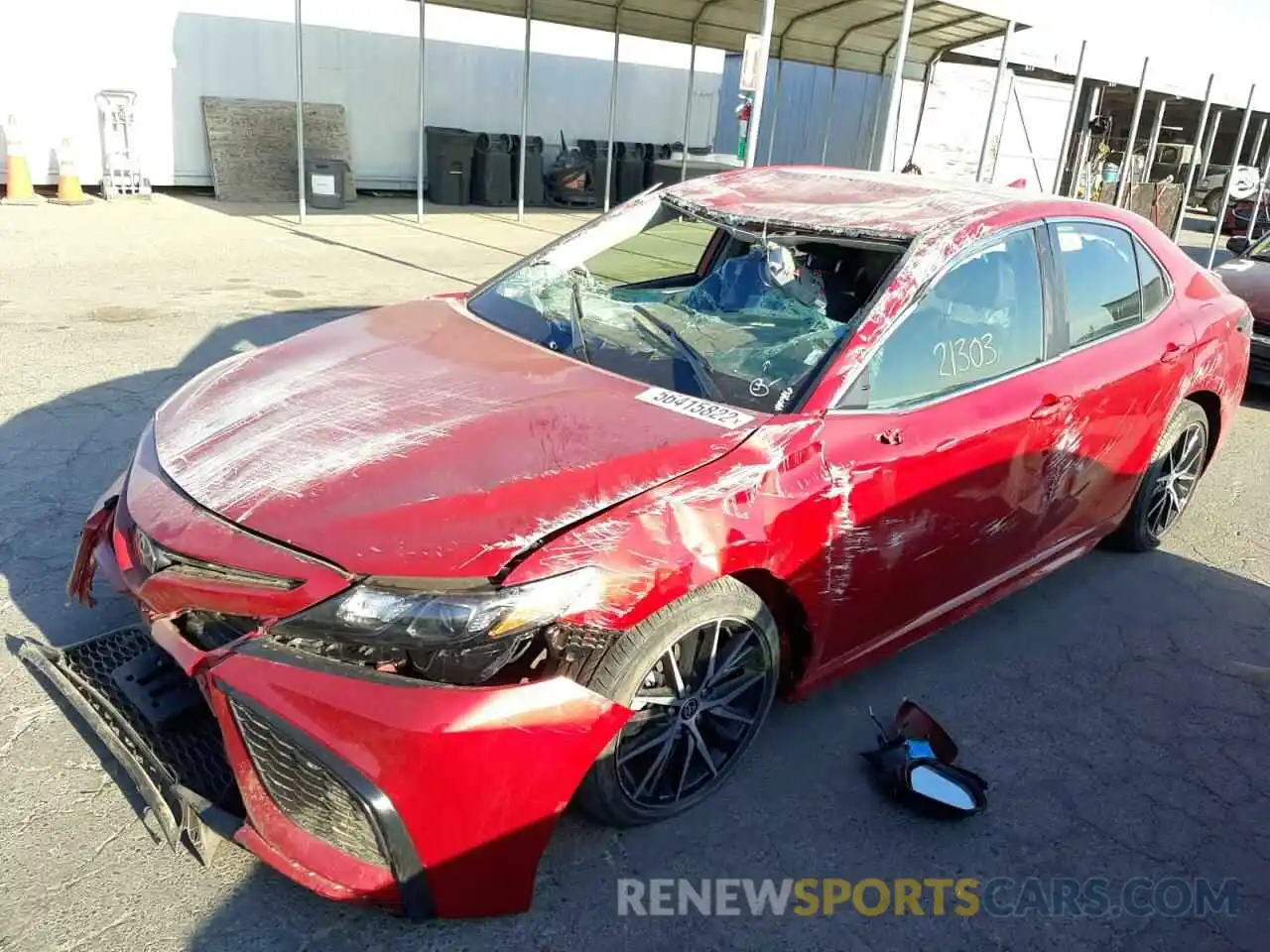 9 Photograph of a damaged car 4T1G11AK0MU489060 TOYOTA CAMRY 2021