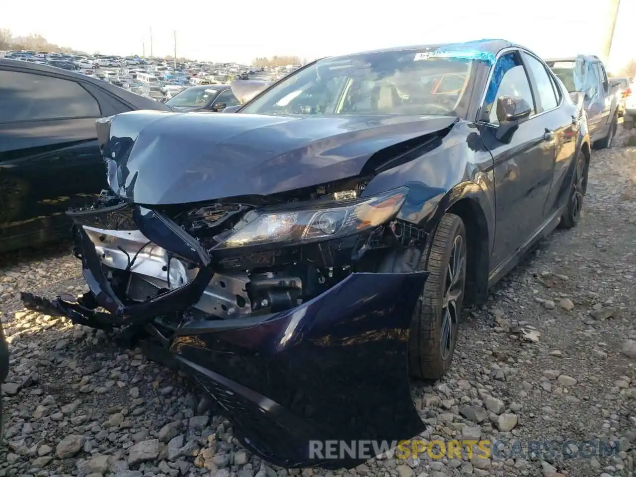 2 Photograph of a damaged car 4T1G11AK0MU494372 TOYOTA CAMRY 2021