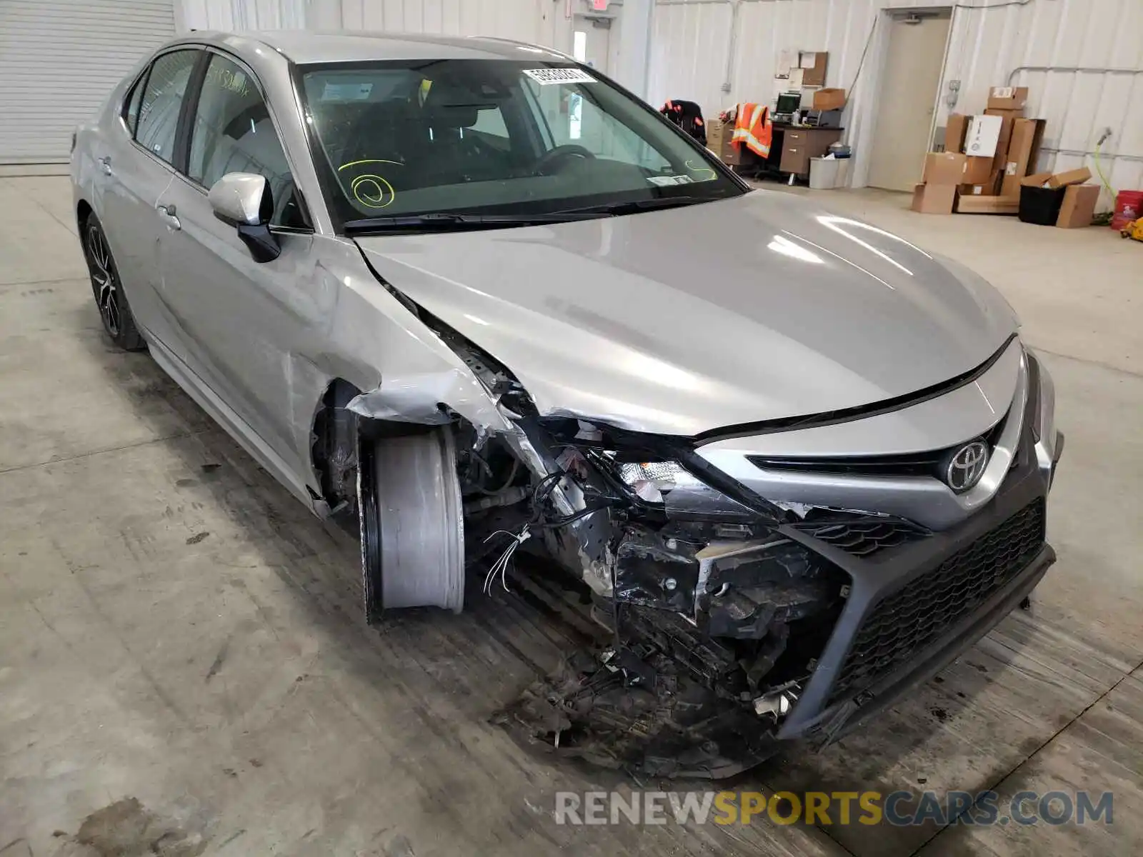 1 Photograph of a damaged car 4T1G11AK0MU518962 TOYOTA CAMRY 2021