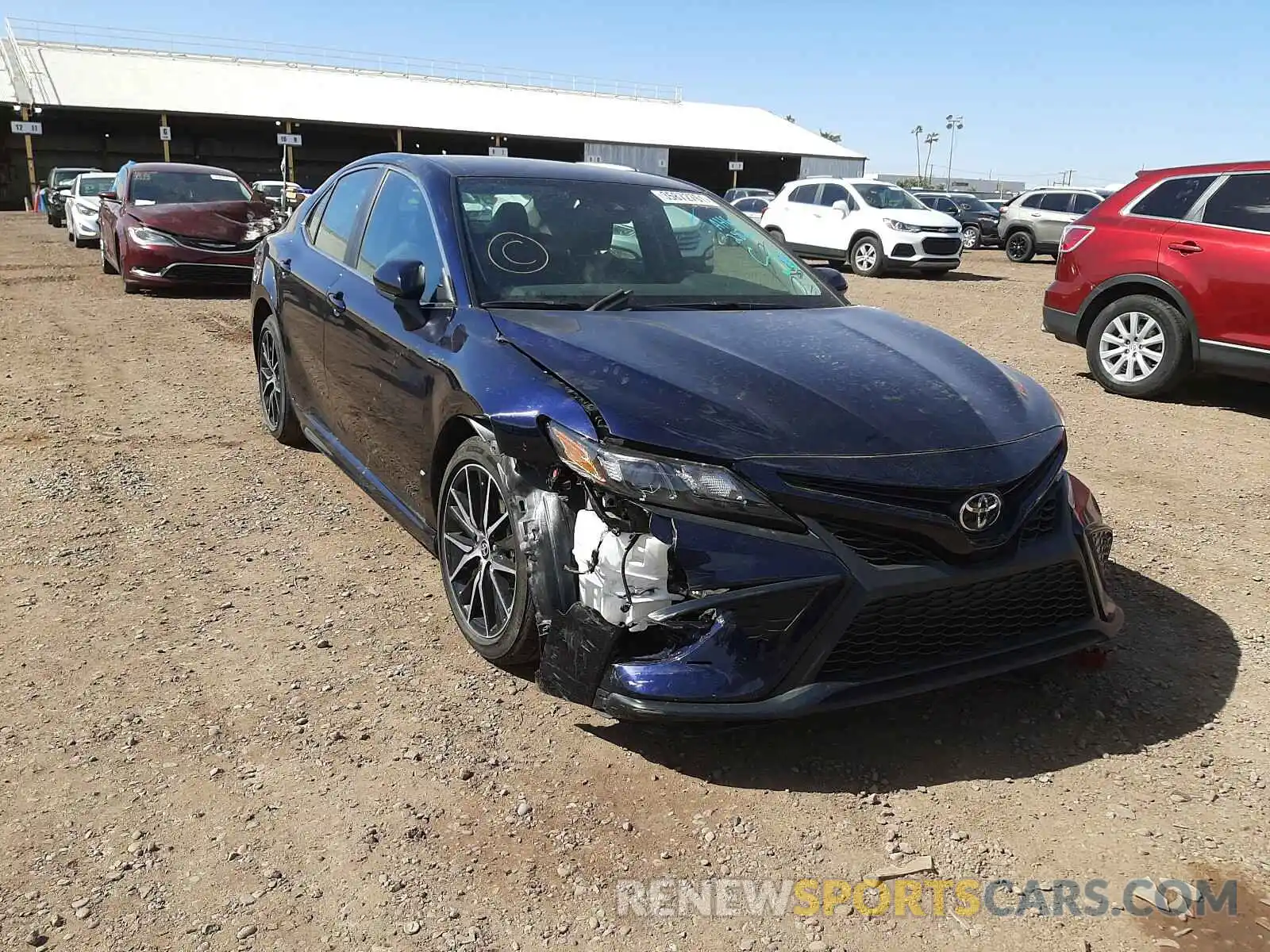 1 Photograph of a damaged car 4T1G11AK0MU526124 TOYOTA CAMRY 2021