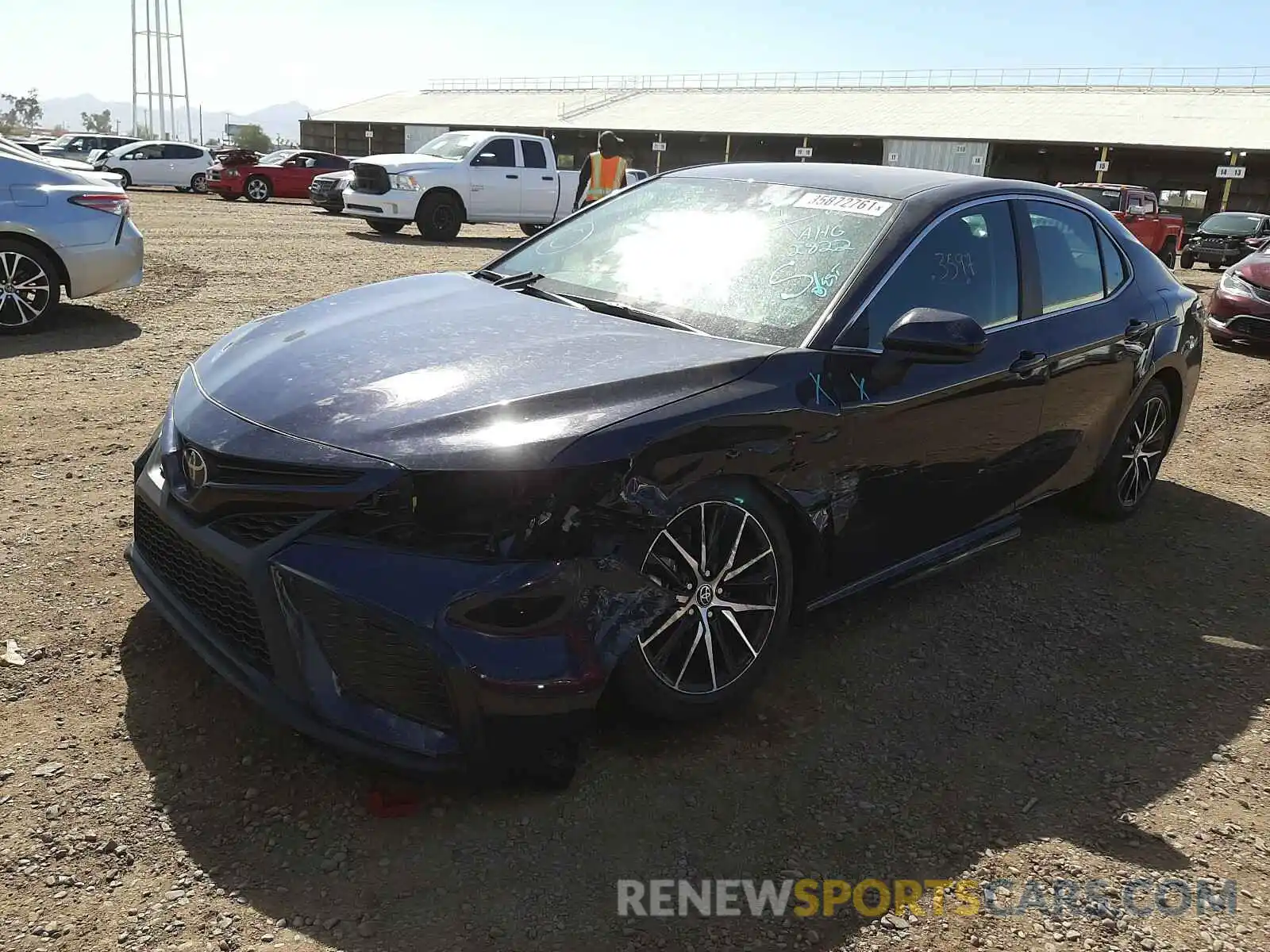 2 Photograph of a damaged car 4T1G11AK0MU526124 TOYOTA CAMRY 2021