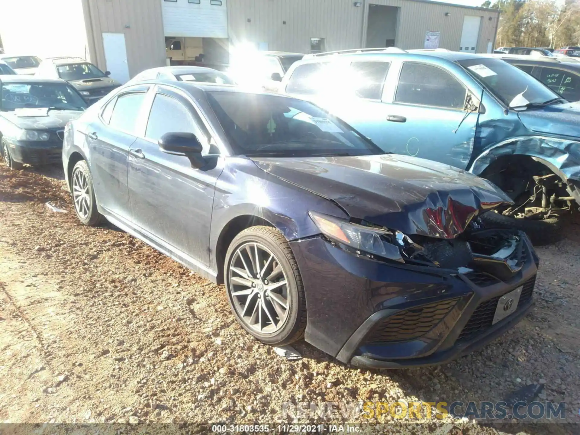 1 Photograph of a damaged car 4T1G11AK0MU526964 TOYOTA CAMRY 2021